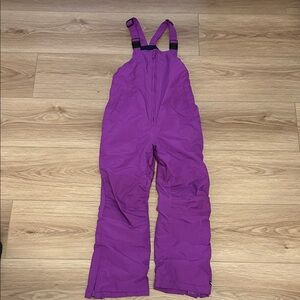 Lands' End Kids' Purple Snow Overalls